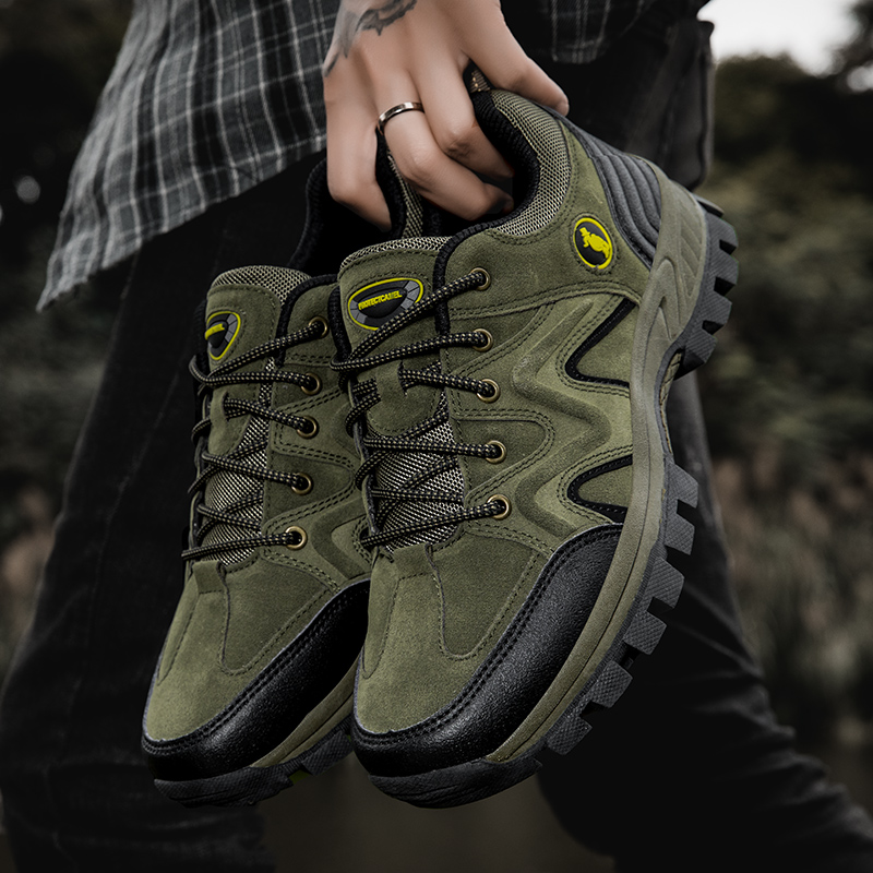 Men's new style mountaineering spring anti-skid travel waterproof sports shoes lightweight casual breathable men's outdoor