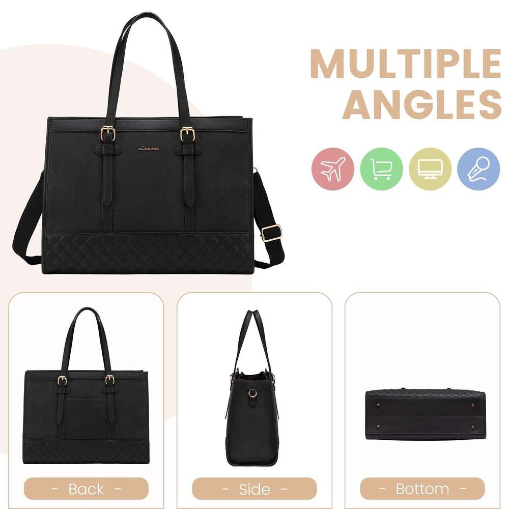 Business Large Capacity Travel Laptop Briefcase for Office, Travel, University, Teacher, School, Casual Handbag Office, , University, Teacher, School,