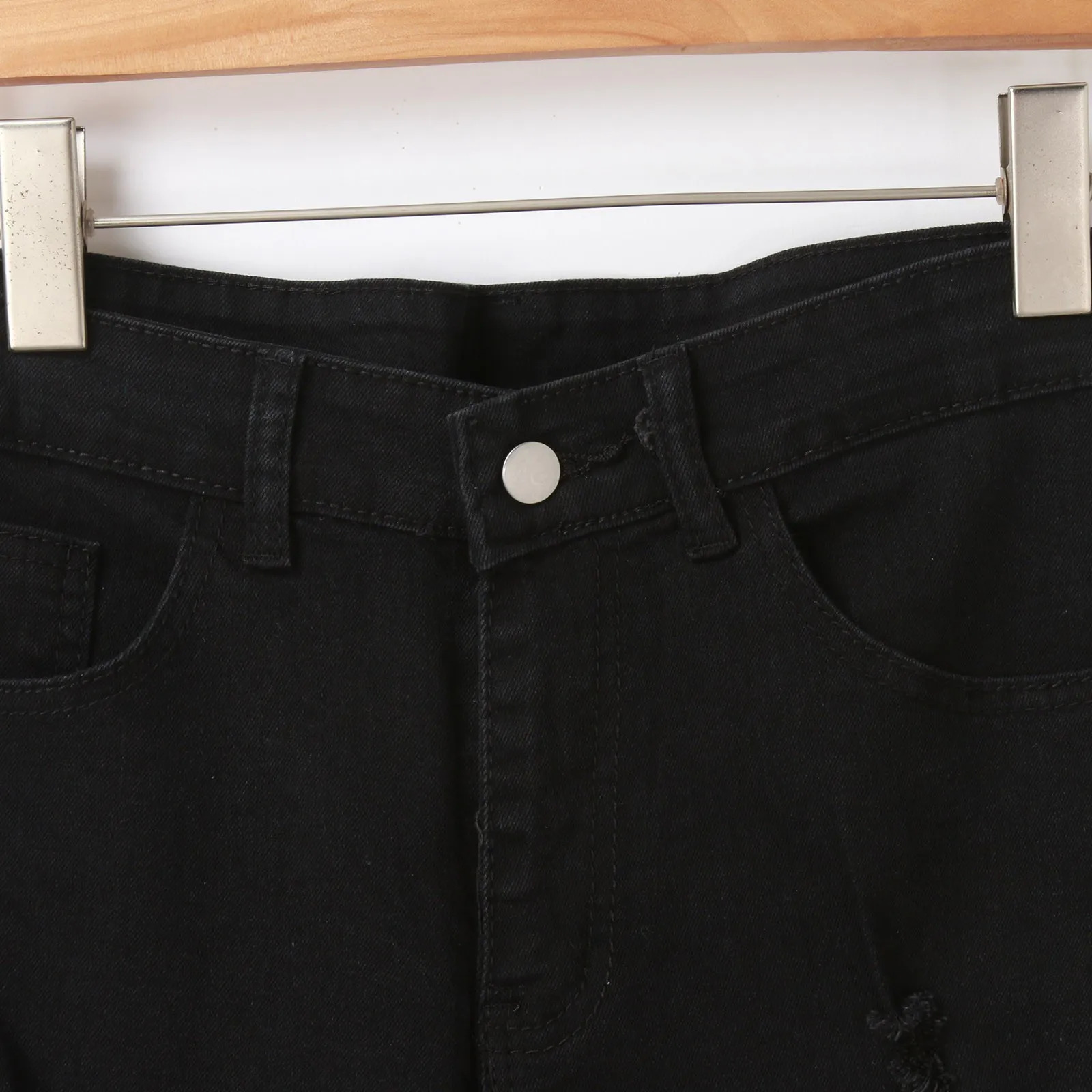 Men Pants Comfortable Jeans Slim Fit Small Feet Scratched Denim Ripped Jeans Streetwear Baggy Jeans Y2k Punk Long Trousers 250813