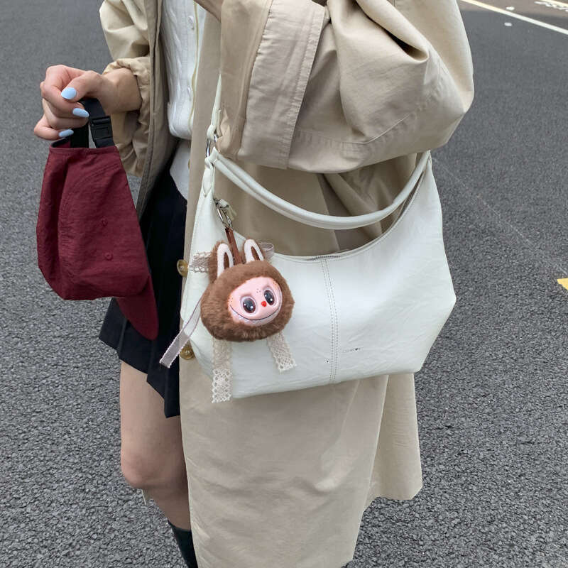 2025 New Women's Versatile Soft Leather Underarm High-End Single Shoulder Stylish Crossbody Bag