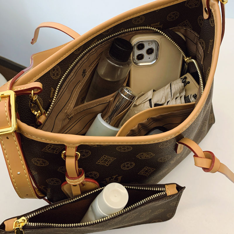 Large capacity 2025 new printed multifunctional fashion handbag designer same style women's single shoulder crossbody bag b0860