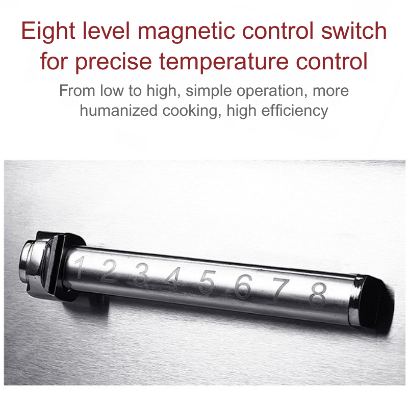 Single Burner Electric Stir-Fry Wok with Stainless Steel Exterior for Commercial Use Resistant to dirt and easy to clean