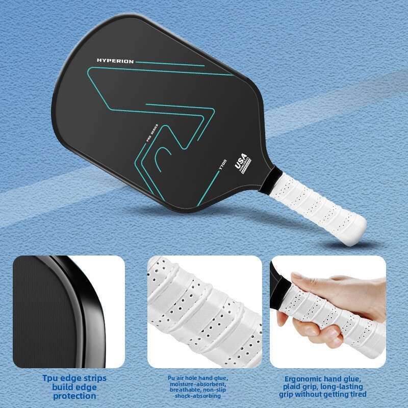Paddle Style Carbon Fiber Textured Matte Pickleball Racket 16Mm