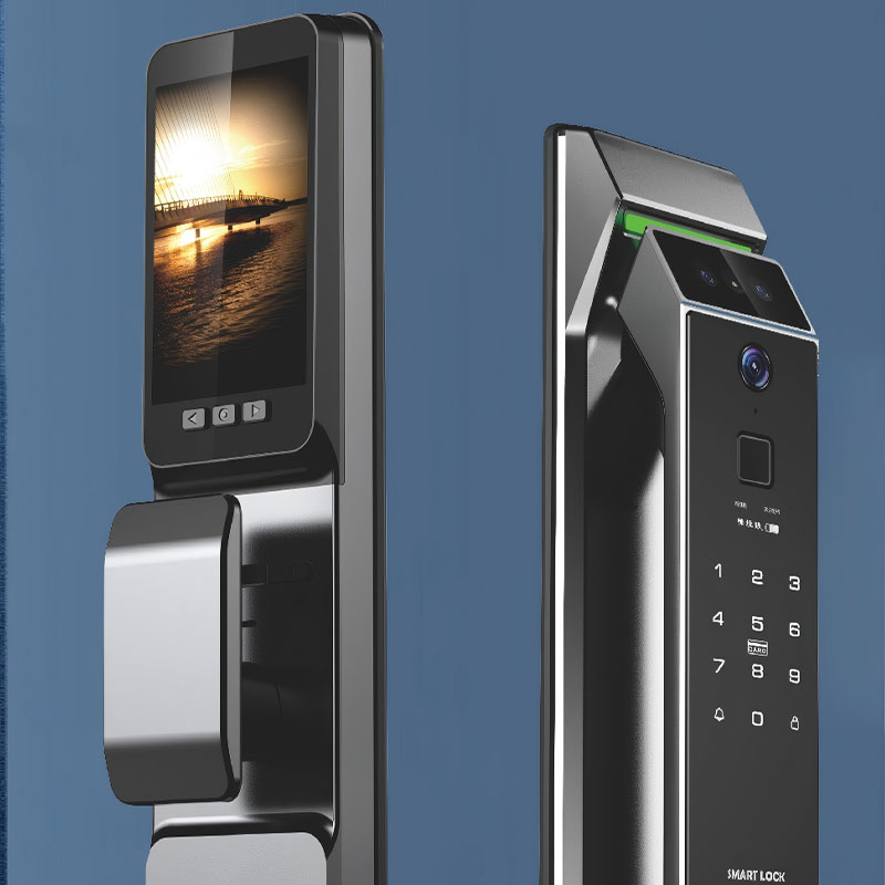 Fully Automatic Smart Lock with Facial Recognition, Smart Door Lock, Password Key, Fingerprint Lock RUBINHRX9