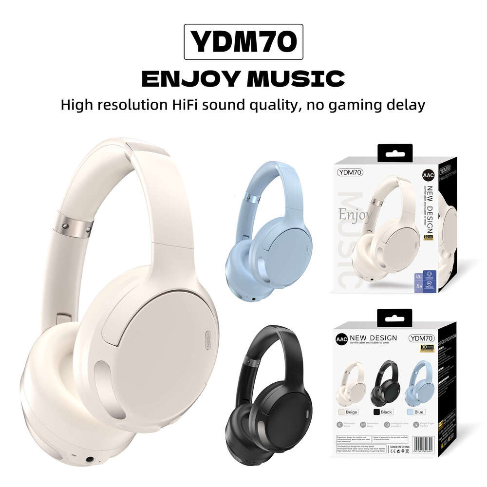 New Private Model Head-Mounted Wireless Bluetooth Headset Long Battery Life Heavy Bass Sale