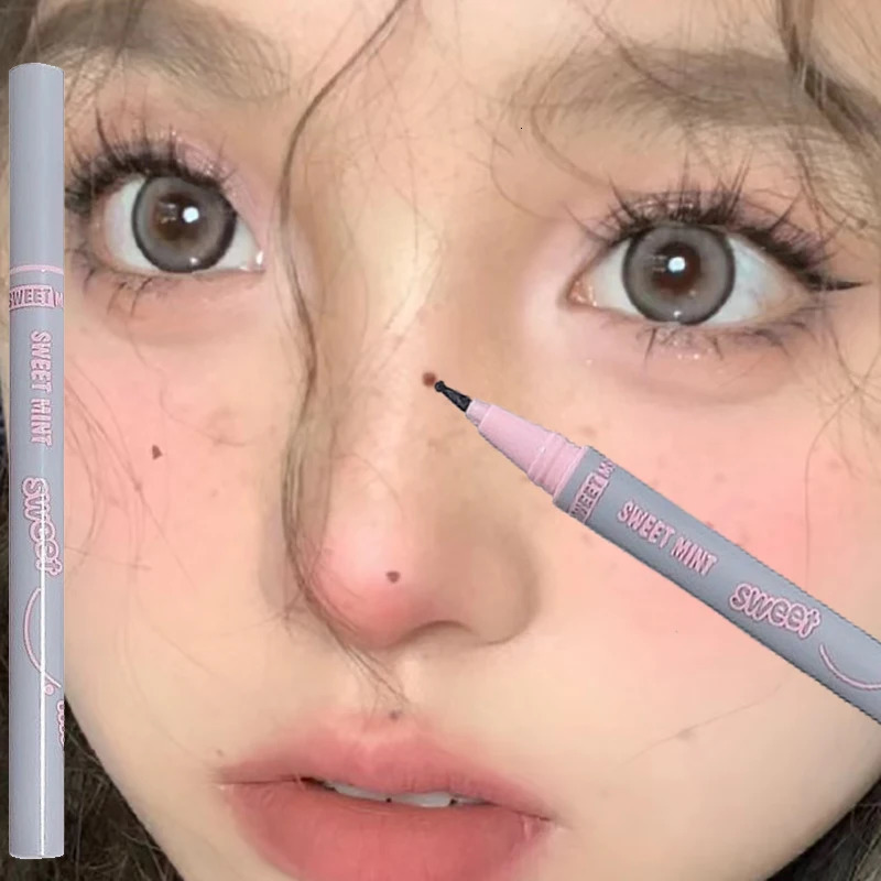 Face Fake Freckles Pen Natural Liquid Tear Mole Pen Amber Brown Dot Spot Concealer Pen Lifelike Cheek Spots Tint Makeup Tool 250813