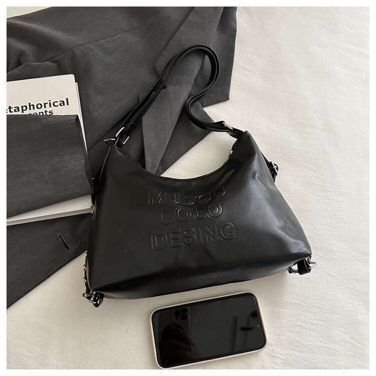 Trendy Tote Korean Fashion Letter Large Capacity Shoulder Summer New Versatile Ins Style Underarm Bag