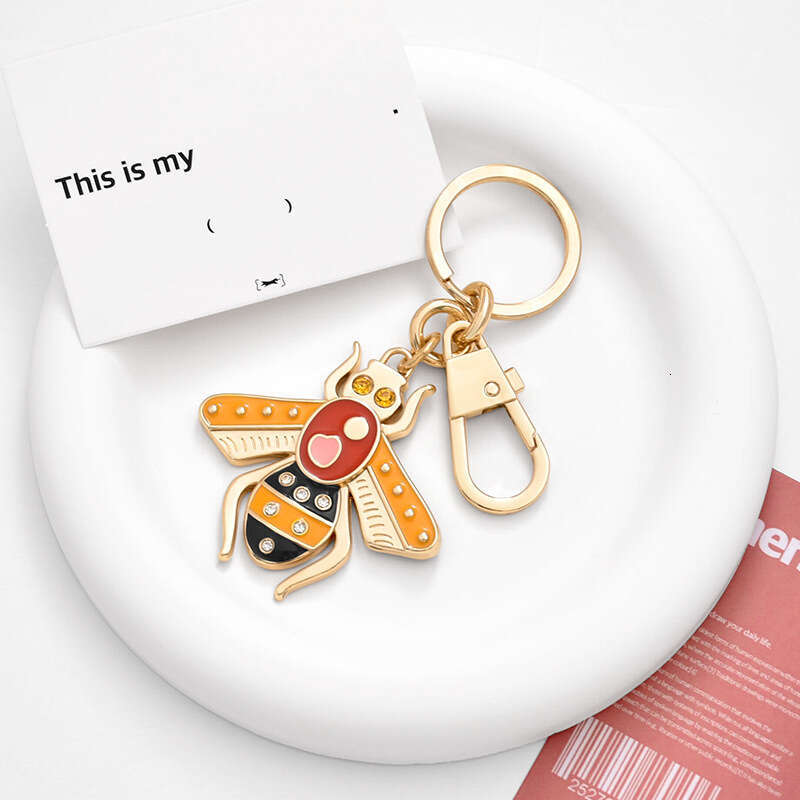 Ins Super Popular Women's Bag Accessories Butterfly Shape Car Key Pendant Valentine's Day Gift