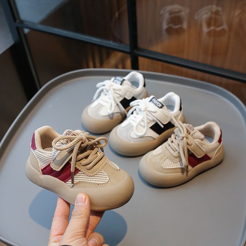 Children's Sneakers Kids Fashion Design White Non-slip Casual Shoes for Boys Girls Breathable Sneakers Toddler Outdoor Shoe Sizes US6C-US13C 0002