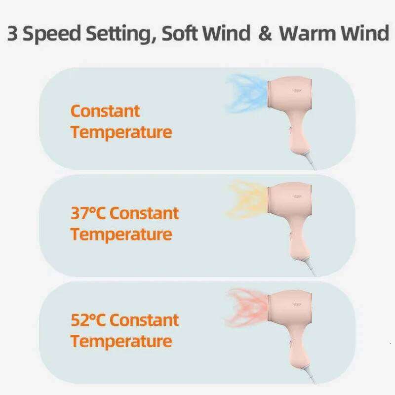 Children's Baby Household Southeast Asia 110v Small Appliance Hot Sale Negative Ion Hair Dryer