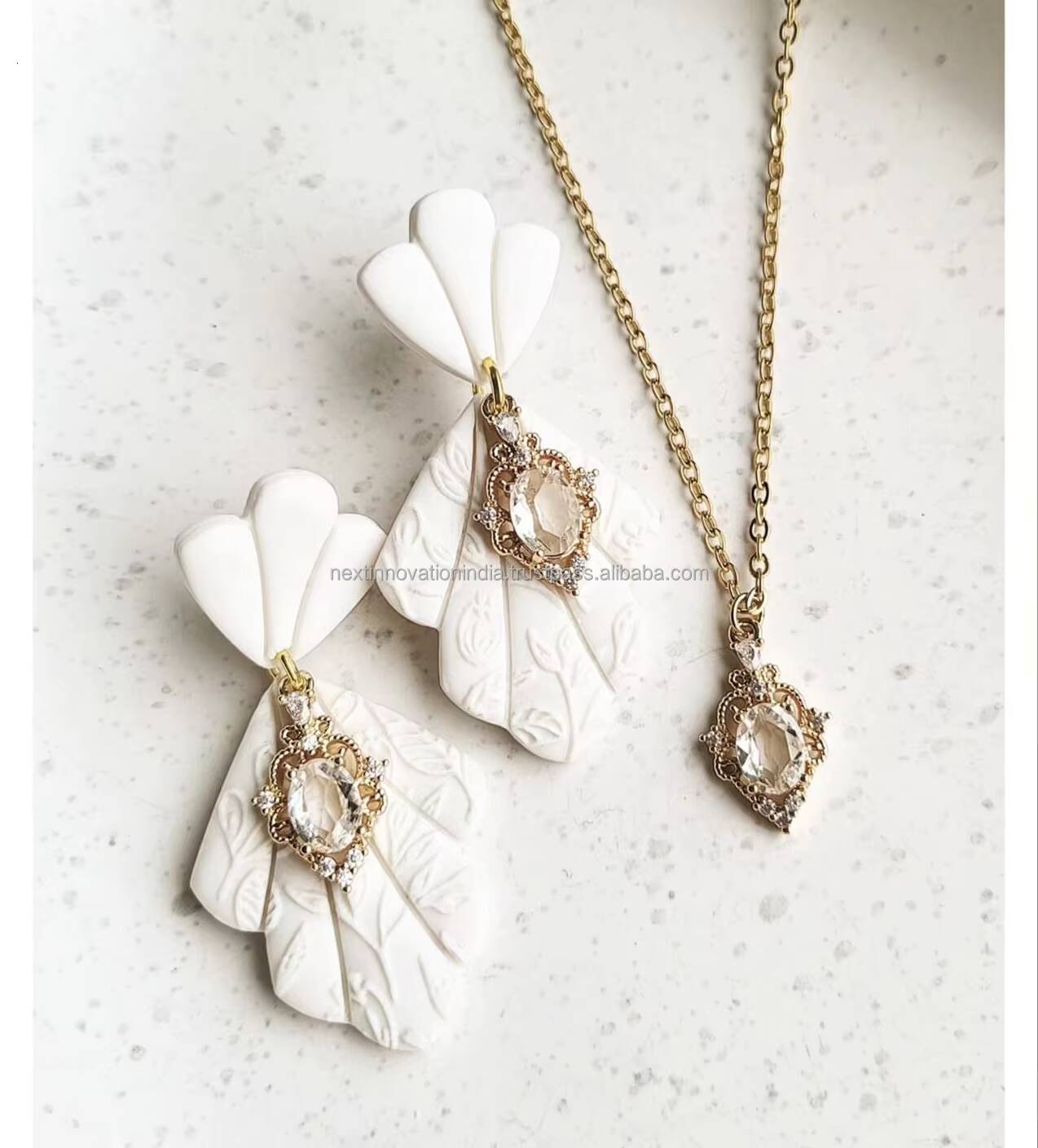 High Quality Polished Shiny Handmade Colorful Resin fashion Earrings for Indian Women