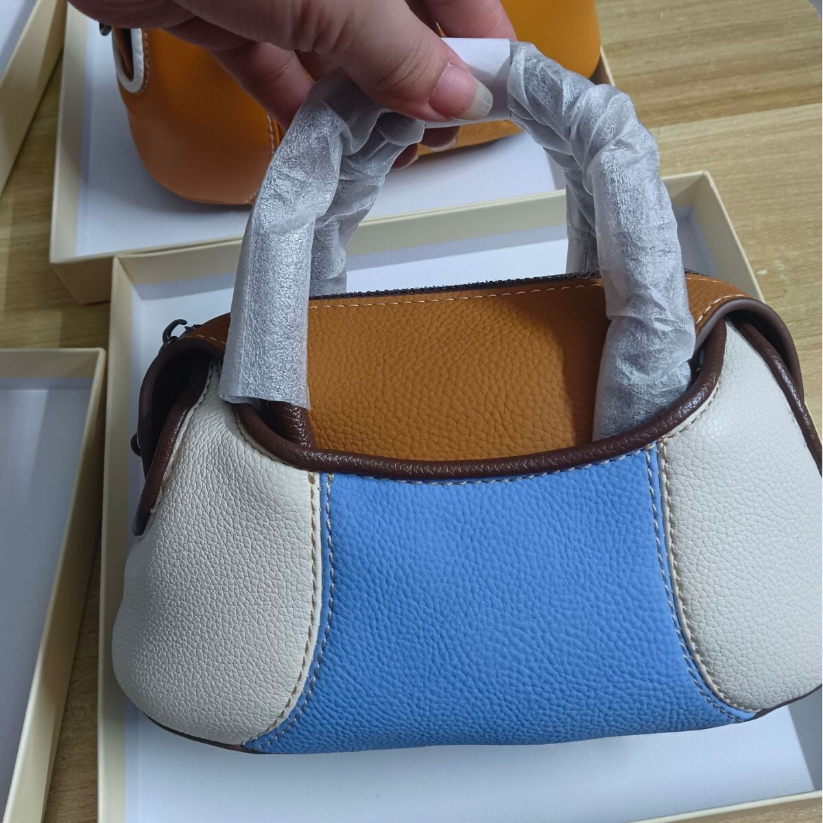 Boston bag 2025 new designer handbag women's crossbody bag