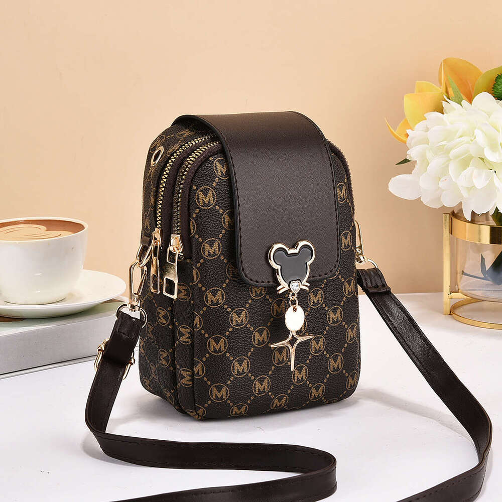 Mobile Phone 2025 Small Women's New Korean Version Versatile Simple Single Shoulder Crossbody Bag Summer