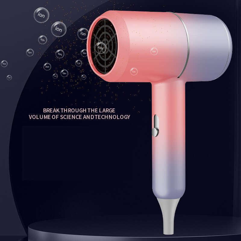 2023 new 110~220V portable light High power household blue hair hot and cold air dryer