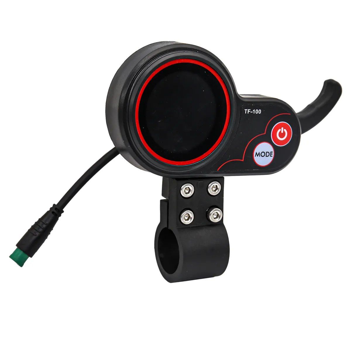 Electric Thumb Throttle with Display 48V/36V TF-100 -5pin/6pin Electric Display Panel Compatible with KUGOO M4/M2 Electric Scooter Controller