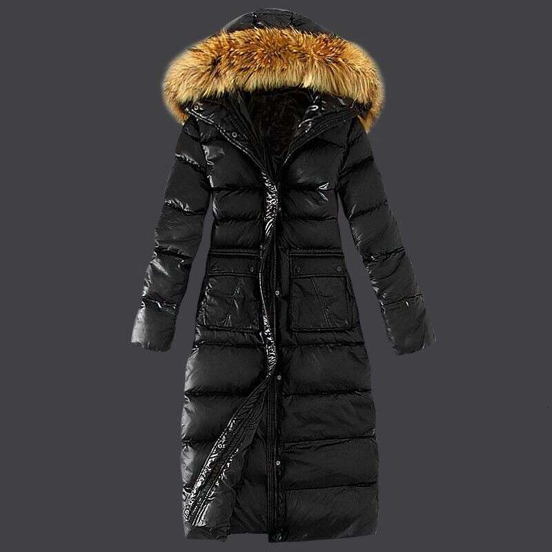 Down Women's Jacket Winter Real Raccoon Fur Hooded Duck Down Coat Female Jackets Warm Thick Parkas Woman