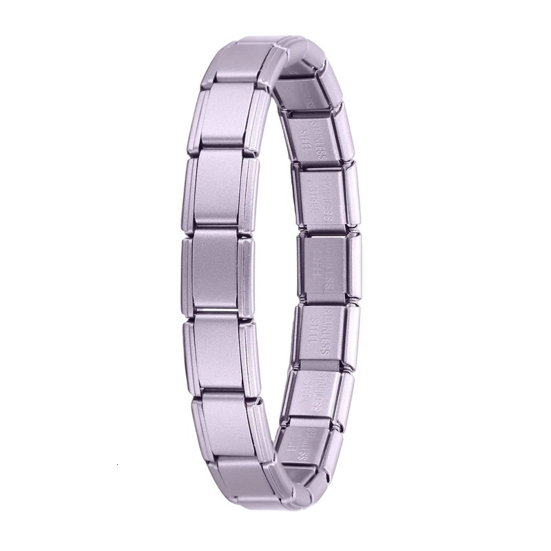 Italian Charm Bracelets DIY Basic Elastic Charm Stainless Steel Bracelet Fashion WomenS Jewelry Making Wholesale 250812