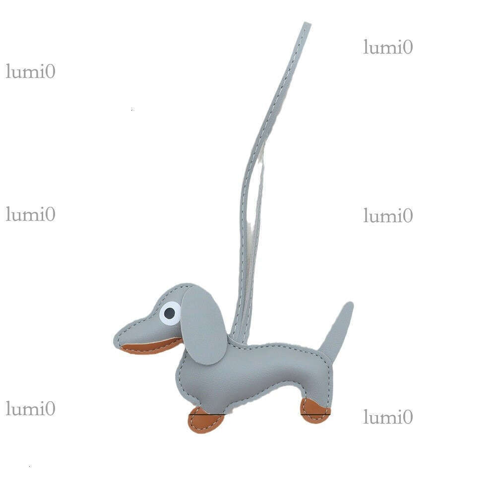 Internet Celebrity Dachshund Dog Cartoon Leather Puppy Bag Pendant Phone Case Creative Car Accessories