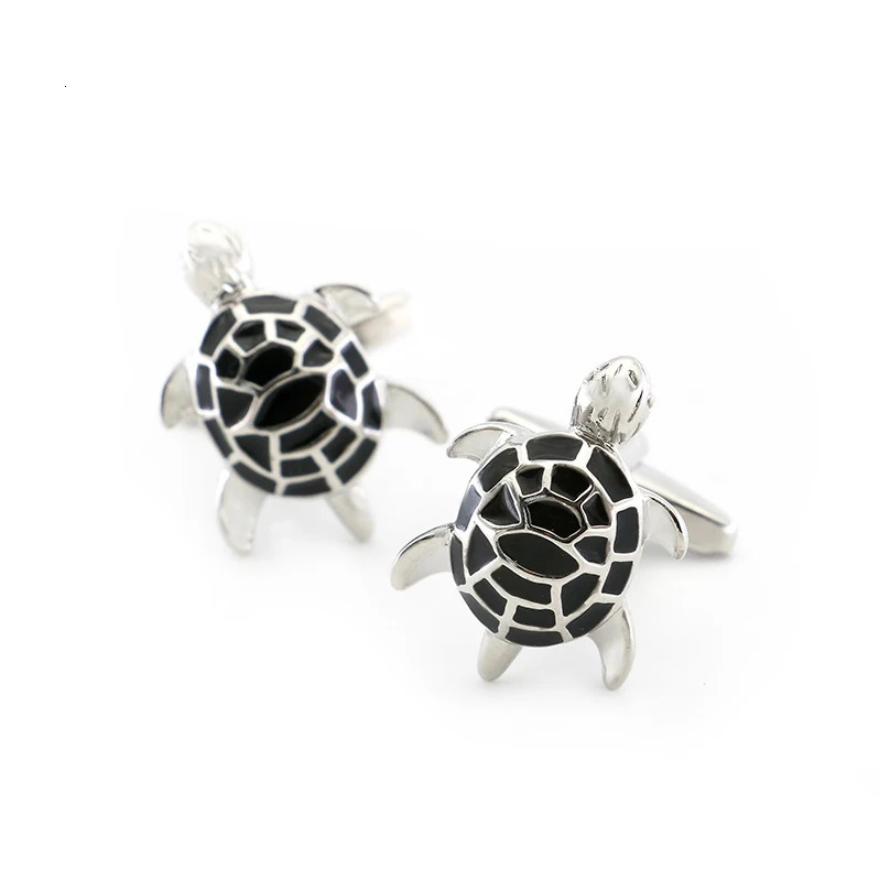 Mens Tortoise Cufflinks Quality Brass Material Green Color Fashion Turtle Cuff Links Wholesale Retail 250812
