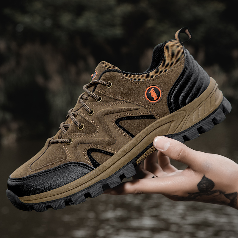 Men's new style mountaineering spring anti-skid travel waterproof sports shoes lightweight casual breathable men's outdoor