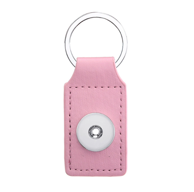 Keychains & Lanyards Noosa Pu Leather 18Mm Square Snap Button Key Rings Keychain Fit Diy Ginger Snaps Keyrings Jewelry Drop Delivery Fashion Jewelry f