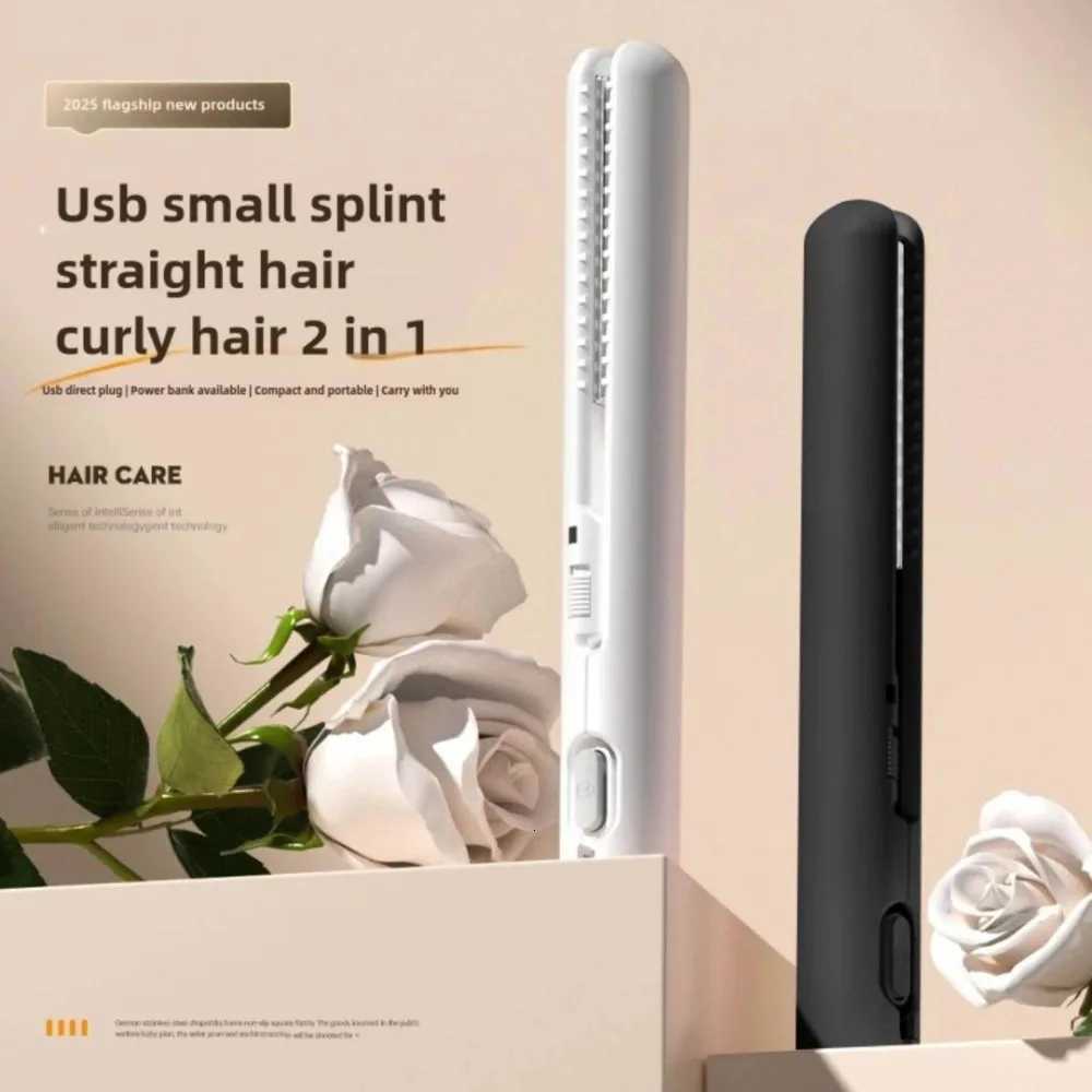 Portable Mini Hair Straightener Lightweight 180 Degrees Celsius Constant Temperature Control Suitable for Bangs and Short Hair W250814