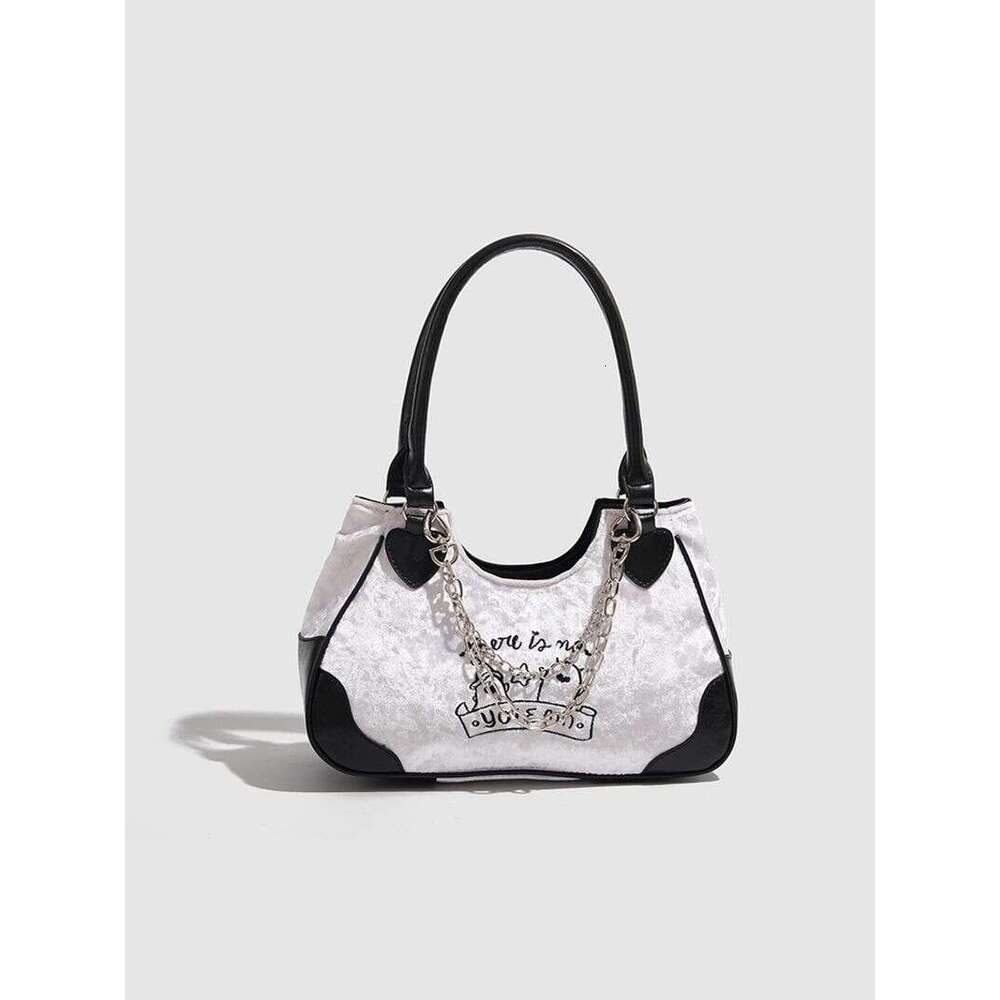 2025 New Sweet Cool Wind Saddle Niche Hottie Tote Armpit Hundred Commuter Single Slant Shoulder Bag