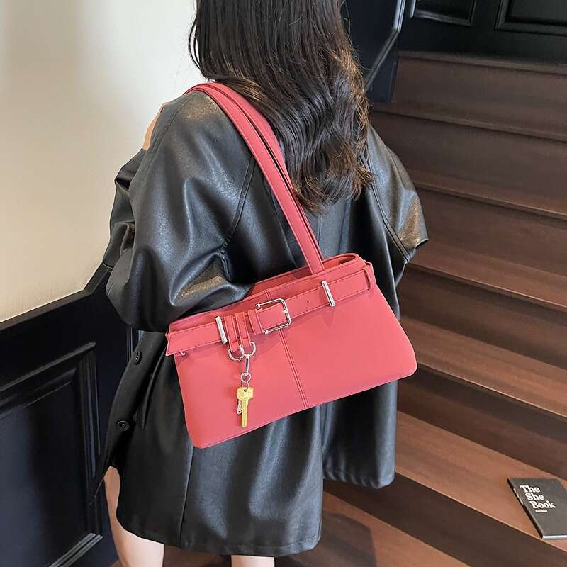 Trendy Bags for Women 2025 New Fashion Texture Underarm Versatile Handbag Personality Commuter Shoulder Bag