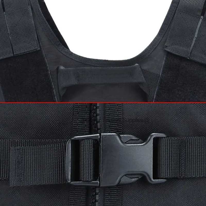 Adjustable Tactical Vest Field Hiking Load Carrier Hunting Vests Airsoft Molle Gear Security Guard Suit Breathable Sport Clothes Y250814
