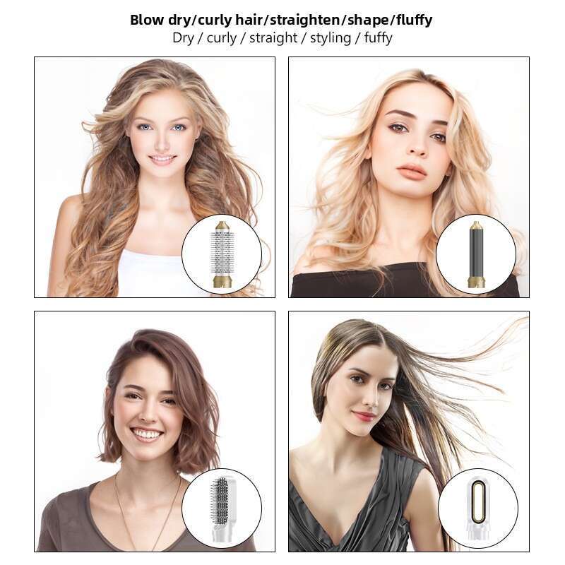 5-In-1 Dryer Hot Air Brush Multi-Functional Hair-Friendly Straightening And Dual-Use Large Waves Hair Styling Curling Iron Fully Automatic