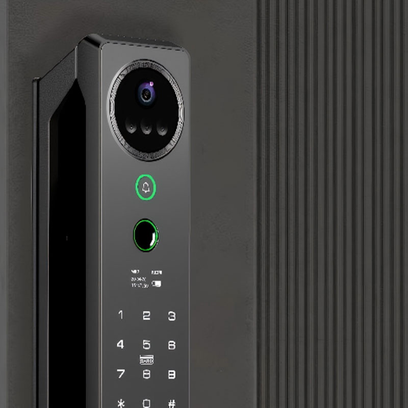 3D Face Recognition Palm Print Remote Control Waterproof Smart Lock RUBINHRC919