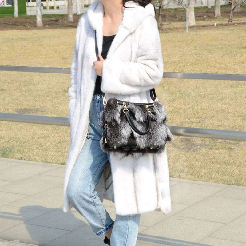 Designer bag 52 Soft Handbags Evening Bags Women Fox Fur Dinner Party Clutch Plush Crossbody Winter Designer Handbag High End Bag