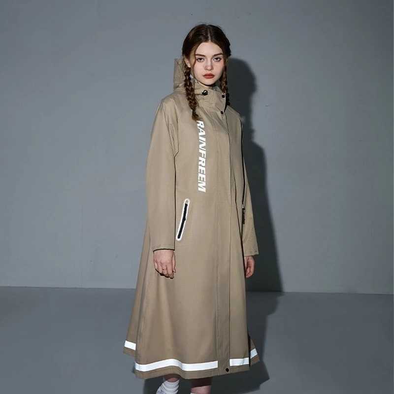 Womens Full Body Rain Proof Poncho Motorcycle Rider Electric Bicycle Mens Raincoat Girl One-piece Windbreaker Style Raincoat Y250814