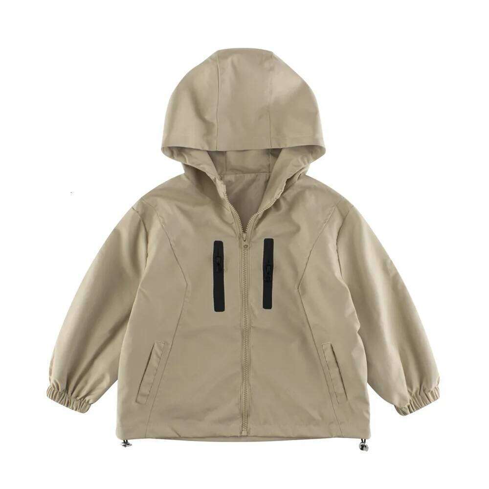 New Children's Clothing Boy Jackets Coat Autumn Kids Hooded Outdoor Windbreaker Zipper Shirt Baby Girl Clothes Outwear Tops