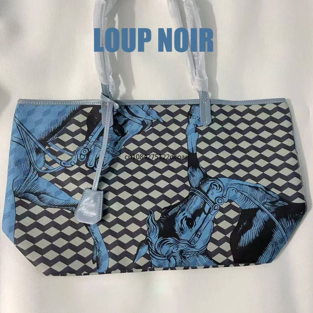 LOUP NOIR Tote For Shoulder Women Bags High Quality Famous Brands Casual Totes Large Capacity Noir Bag
