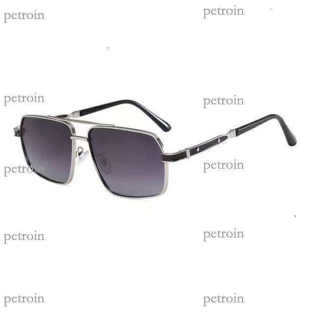 Men's New Double Bridge HD Polarized Square Frame Driving UV Protection Women's Premium Sunglasses