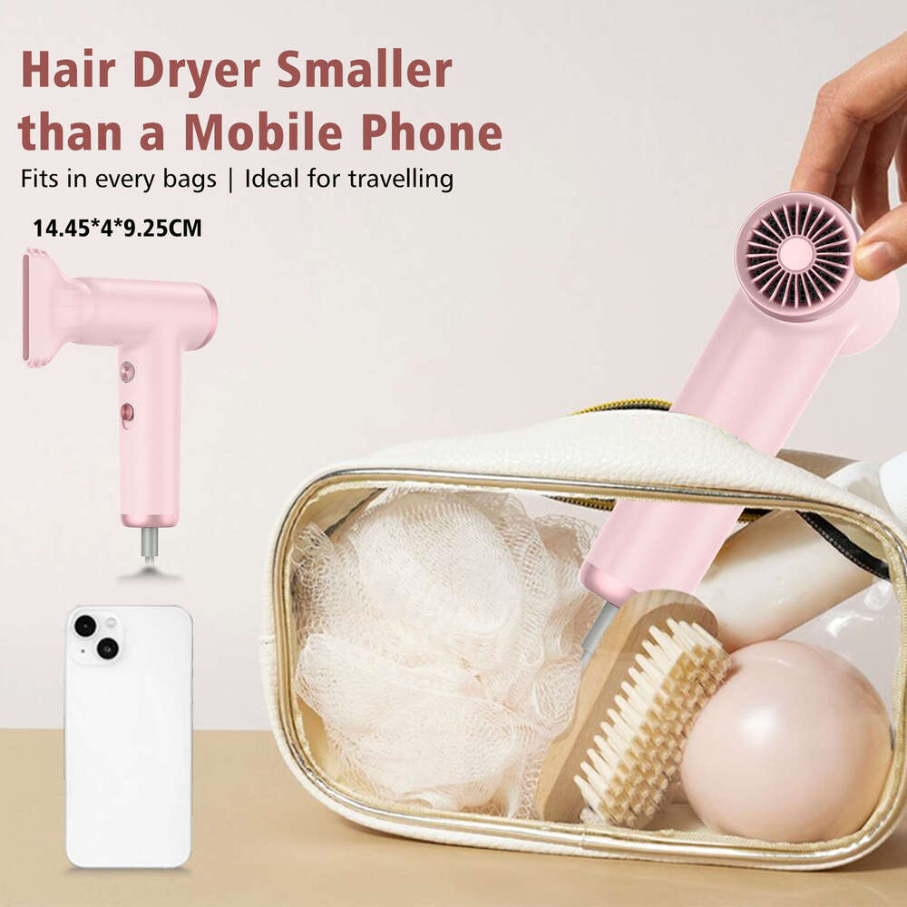 Brushless Portable Household Mini Electric High-Speed Negative-Ion Hair Dryer