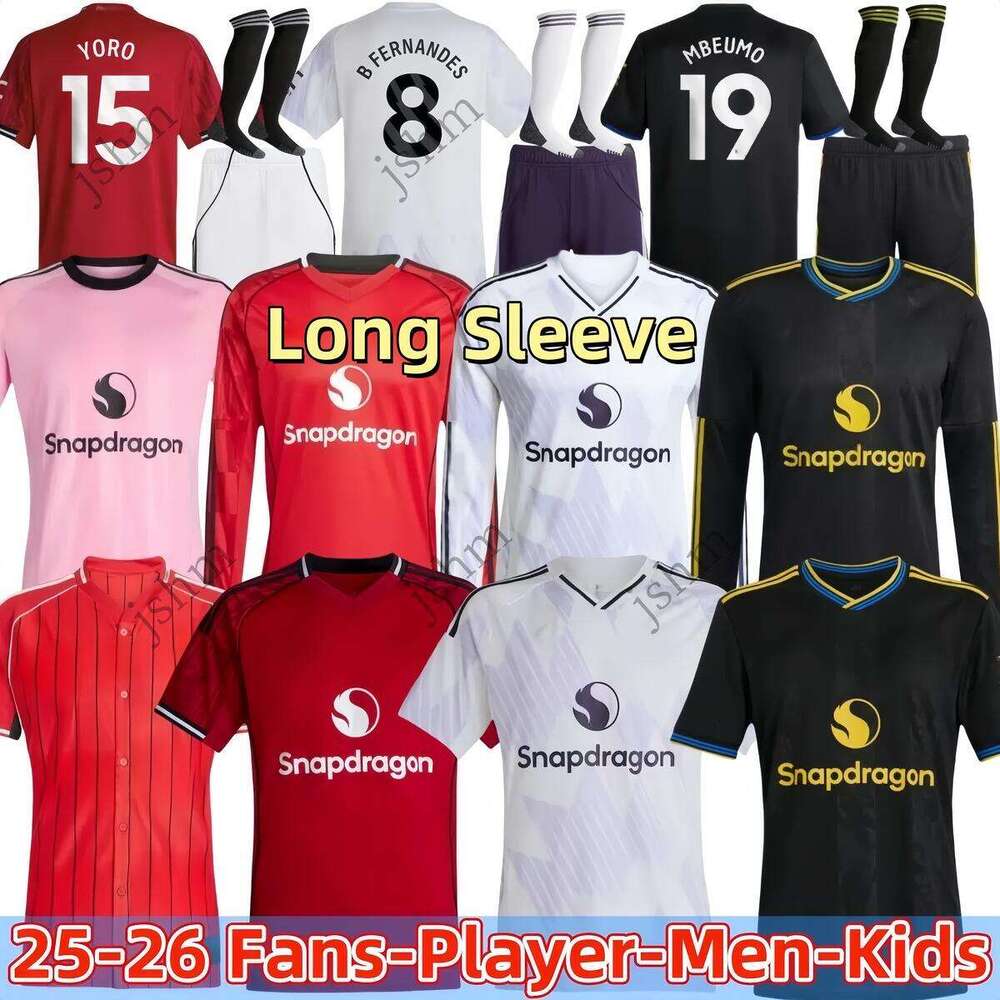 25 26 RASHFORD Stone Roses Soccer Jerseys GARNACHO HOJLUND MARTINEZ CASEMIRO football shirt B. FERNANDES men kids kits MAINOO ZIRKZEE AMAD ONANA Dalot