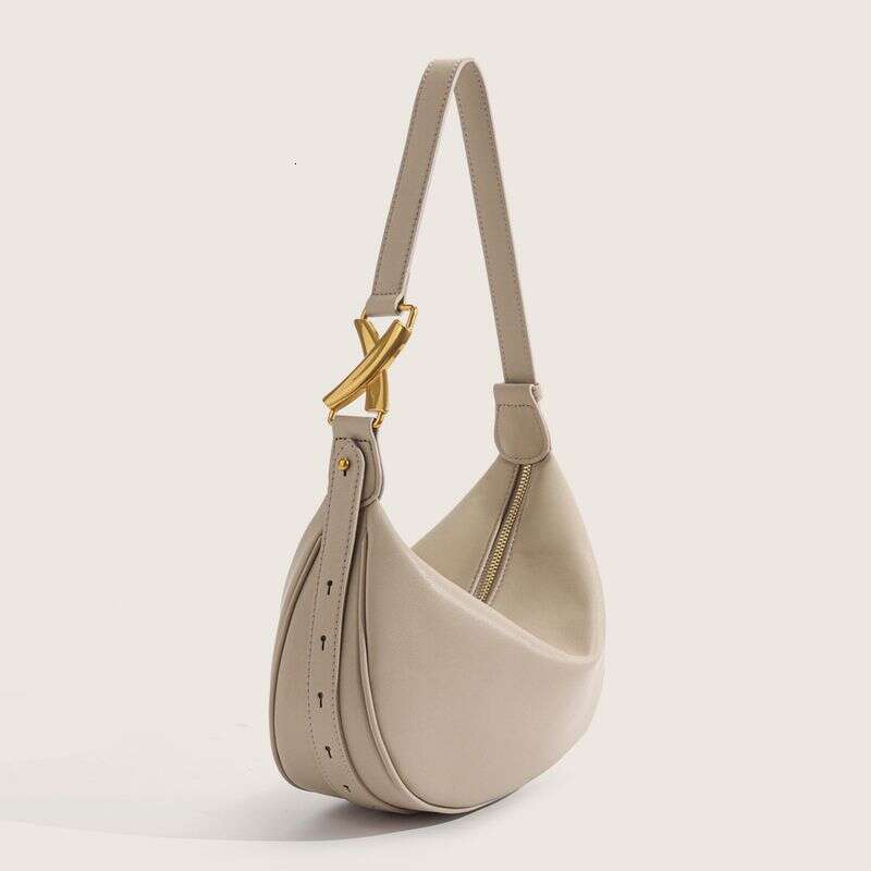 Genuine Leather Niche Designer High-End Armpit Month 2025 Hundred Shoulder Women's Bags