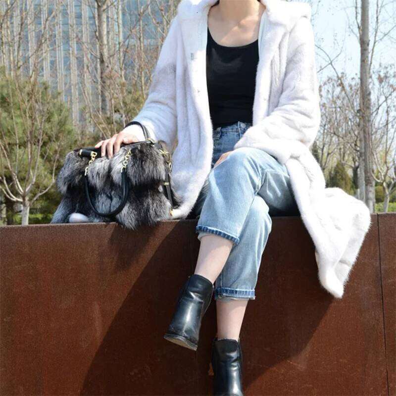 Designer bag 52 Soft Handbags Evening Bags Women Fox Fur Dinner Party Clutch Plush Crossbody Winter Designer Handbag High End Bag