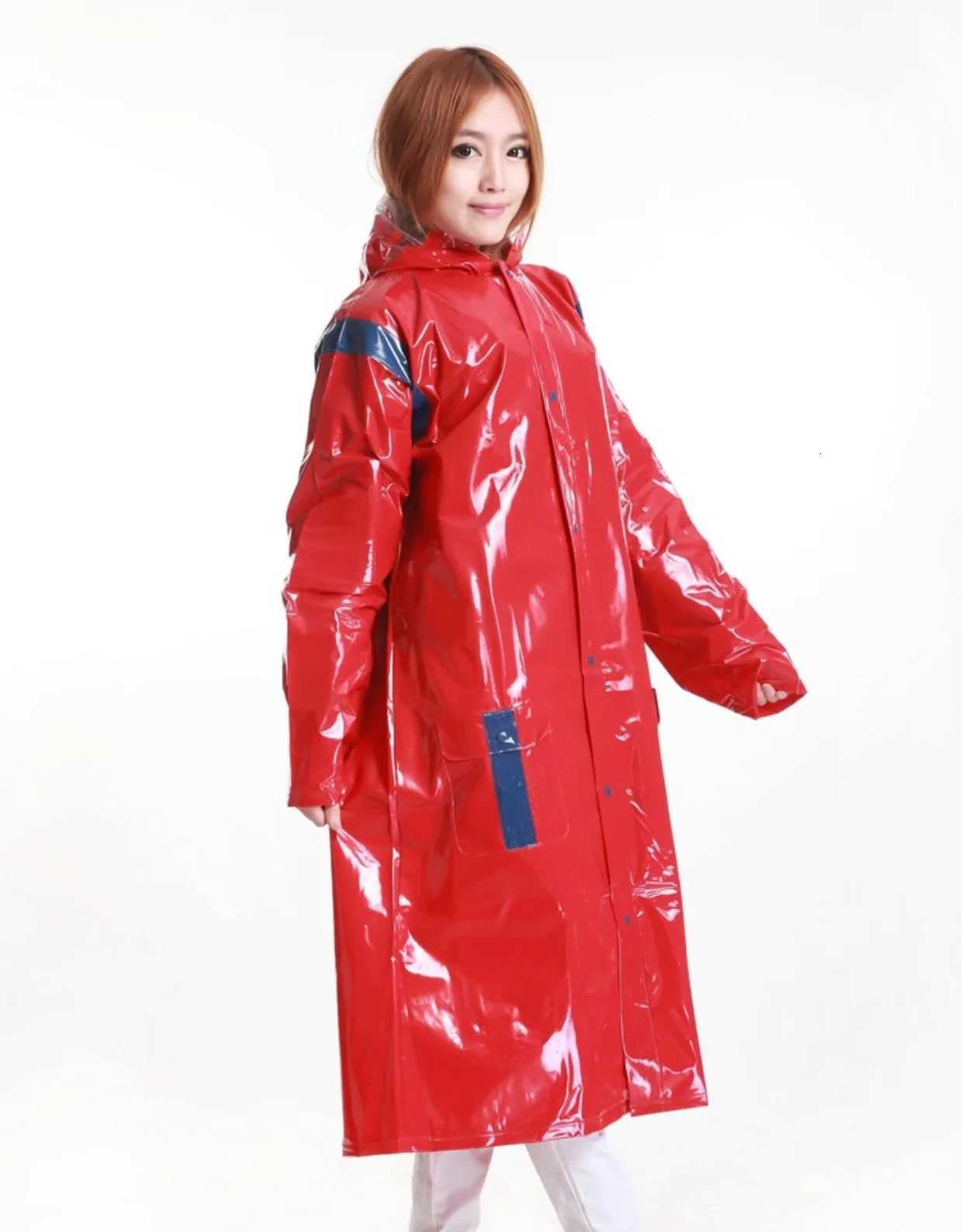 Impermeabl Raincoat Men Women Waterproof Motorcycle Bicycle Full Body Thick PVC Rain Coat Backpack Poncho With Hood Y250814