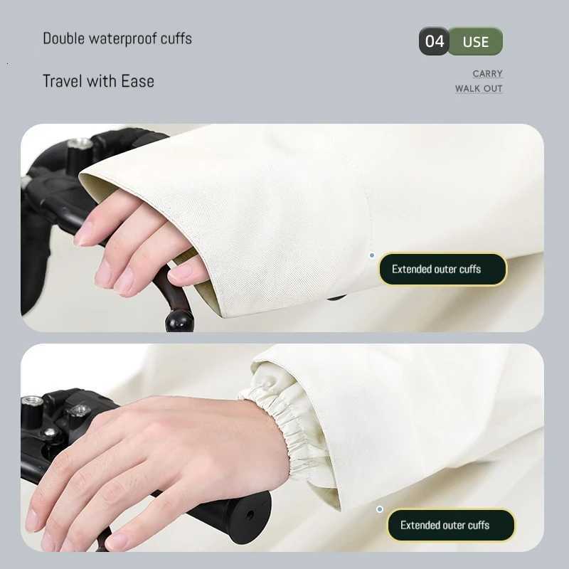 New electric scooter raincoat single person thick and extended raincoat riding electric bike anti drifting motorcycle raincoa Y250814