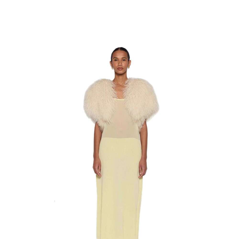 Autumn and winter fur coat, women's teddy fur, bride's cape, shawl, faux fur, artificial fur