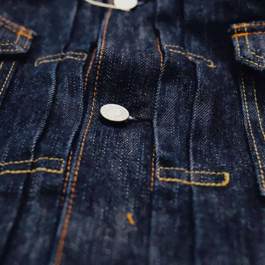 Designer Clothing 2025 STUDIO D'artisan Apo Blue Denim Jacket 15Oz Heavy