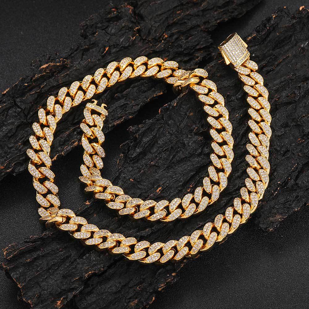 necklace designer necklace moissanite chain luxury jewelry chain moissanite pendant cuban link chain designer necklace for woman designer 0211