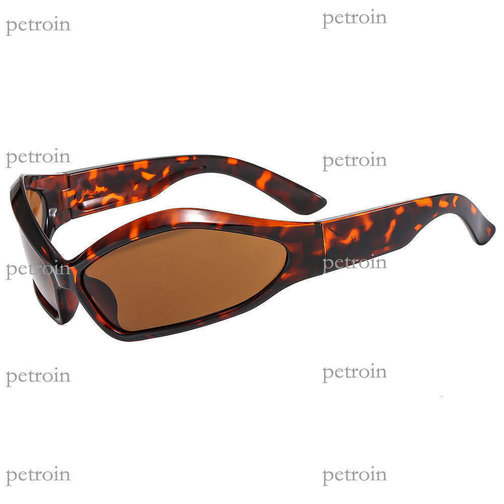New Outdoor Mountaineering and Cycling HD Trendy Versatile Bare-faced Coating Sports Sunglasses