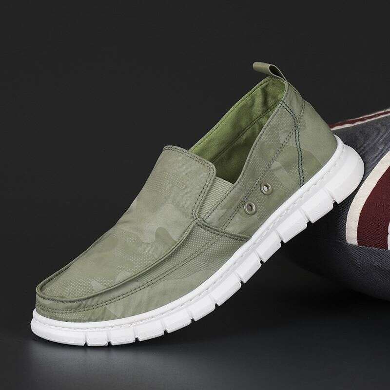 2025 Spring Men's Canvas New Casual Flat Low Top Board Shoes Korean Edition Autumn Breathable Men