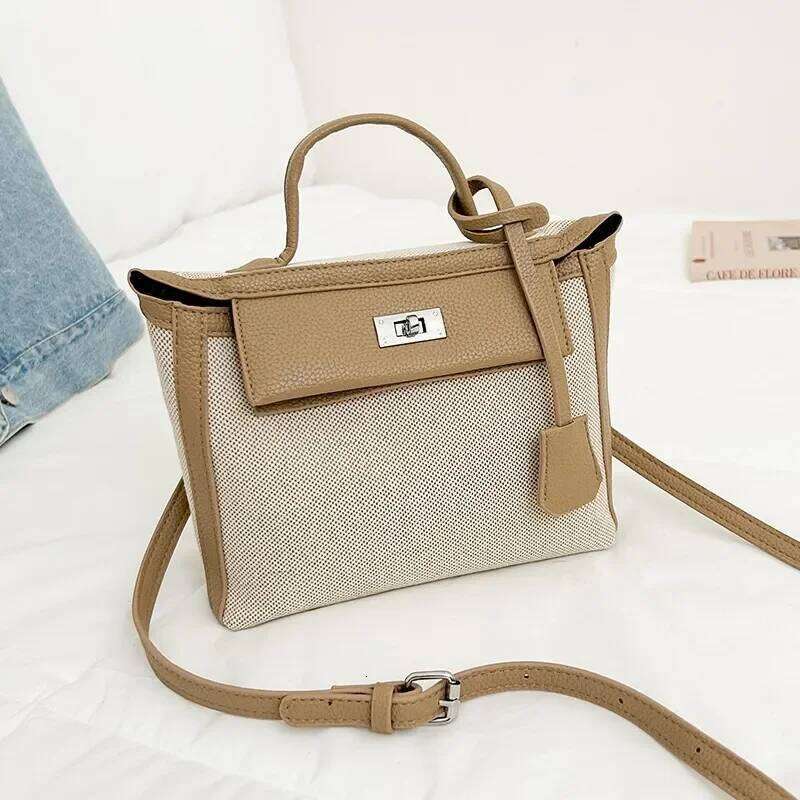 Stylish High-End Solid Color Commuter Bag - Minimalist Fashionable Crossbody Handbag With Trendy Paris Design 250815
