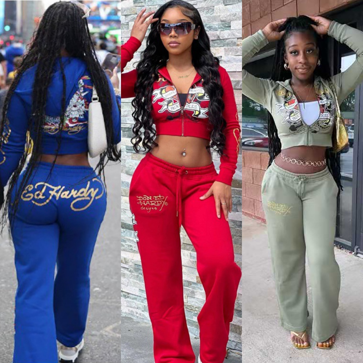 Women's Two-Piece Outfit: Trendy Casual Streetwear Set S-XXL - Fashionable Multi-Colored Print Clothing C260312