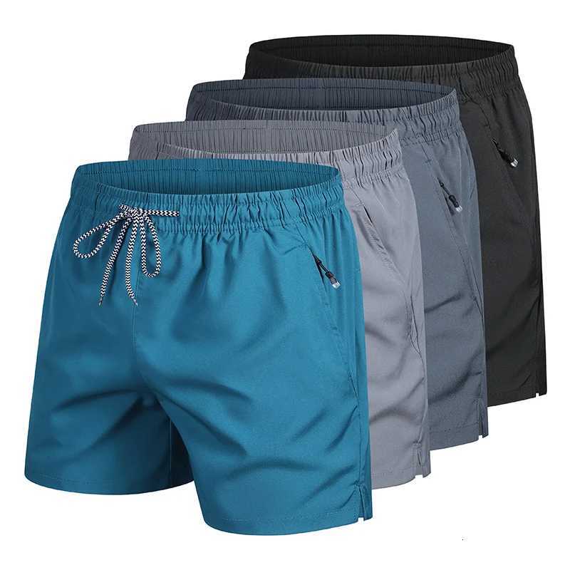 2025 New Summer Mens Beach Shorts Beach New Models Solid Color Fashion Leisure Comfortable Elastic Waist Double Pockets Cool Y250814